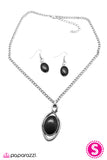 Paparazzi "Skipping Stones - Black" necklace Paparazzi Jewelry