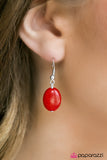 Paparazzi "Skipping Stones - Red" necklace Paparazzi Jewelry