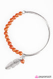 Paparazzi "Sky Cruiser - Orange" bracelet Paparazzi Jewelry