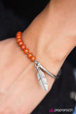 Paparazzi "Sky Cruiser - Orange" bracelet Paparazzi Jewelry