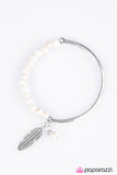 Paparazzi "Sky Cruiser - White" bracelet Paparazzi Jewelry