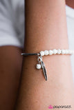 Paparazzi "Sky Cruiser - White" bracelet Paparazzi Jewelry