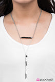 Paparazzi "Sky Ride - Black" necklace Paparazzi Jewelry