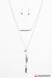 Paparazzi "Sky Ride - Silver" necklace Paparazzi Jewelry