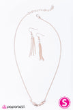 Paparazzi "Sky Sailing - Rose Gold" necklace Paparazzi Jewelry