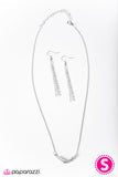 Paparazzi "Sky Sailing - Silver" necklace Paparazzi Jewelry