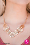 Paparazzi "Slam Dunk - Gold" Necklace & Earring Set Paparazzi Jewelry