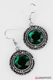 Paparazzi "Slay Your Own Dragons - Green" earring Paparazzi Jewelry
