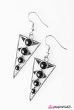 Paparazzi "Slice of Life - Black" earring Paparazzi Jewelry