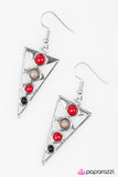 Paparazzi "Slice Of Life - Multi" earring Paparazzi Jewelry