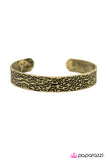 Paparazzi "Slim Chance - Brass" bracelet Paparazzi Jewelry