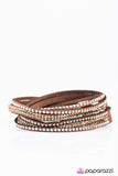 Paparazzi "Slim Pickings" Brown Wrap Bracelet Paparazzi Jewelry