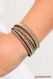 Paparazzi "Slim Pickings" Brown Wrap Bracelet Paparazzi Jewelry