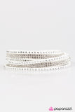 Paparazzi "Slim Pickings" White Wrap Bracelet Paparazzi Jewelry