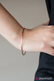 Paparazzi "Slim To None - Copper" bracelet Paparazzi Jewelry