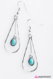 Paparazzi "Slip of the PENDULUM - Blue" earring Paparazzi Jewelry