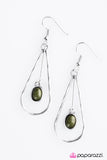 Paparazzi "Slip of the PENDULUM - Green" earring Paparazzi Jewelry
