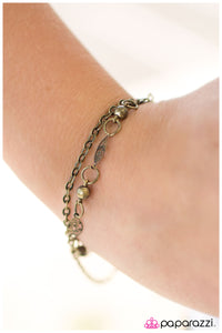 Paparazzi "Small Town Wonder" Brass Bracelet Paparazzi Jewelry