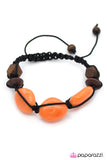Paparazzi "Smoothing Things Over" Orange Bracelet Paparazzi Jewelry