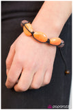 Paparazzi "Smoothing Things Over" Orange Bracelet Paparazzi Jewelry