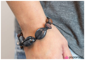 Paparazzi "Smoothing Things Over - Black" bracelet Paparazzi Jewelry