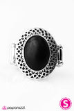Paparazzi "Smooth It Out" Black Ring Paparazzi Jewelry