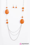 Paparazzi "Smooth Sailing - Orange" necklace Paparazzi Jewelry