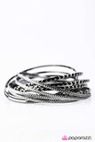 Paparazzi "Sneak Attack" Black Bracelet Paparazzi Jewelry