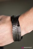 Paparazzi "Sneak Attack" Black Bracelet Paparazzi Jewelry