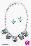 Paparazzi "So AMAZON-ing! - Blue" necklace Paparazzi Jewelry