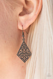 Paparazzi "Soar and Shine - Black" earring Paparazzi Jewelry
