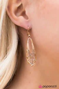 Paparazzi "So DIVA-ous!"Gold  Earrings Paparazzi Jewelry