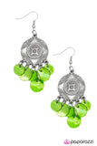 Paparazzi "So Far, So Good" Green Earrings Paparazzi Jewelry