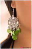 Paparazzi "So Far, So Good" Green Earrings Paparazzi Jewelry