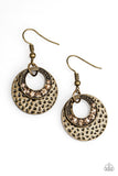Paparazzi "So GLAM You Made It!" Brass Earrings Paparazzi Jewelry