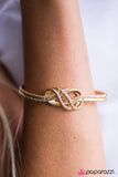 Paparazzi "So KNOT Sorry - Gold" bracelet Paparazzi Jewelry