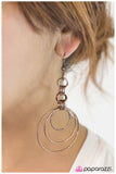 Paparazzi "Solar Eclipse" Copper Earrings Paparazzi Jewelry