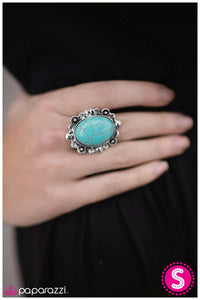 Paparazzi "Solar Power" Blue Ring Paparazzi Jewelry