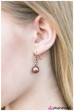 Paparazzi "Solo Act" Copper Necklace & Earring Set Paparazzi Jewelry