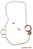 Paparazzi "Solo Act" Copper Necklace & Earring Set Paparazzi Jewelry