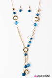 Paparazzi "So Long! - Blue" necklace Paparazzi Jewelry