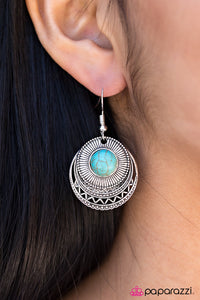 Paparazzi "SOL Sister" Blue Earrings Paparazzi Jewelry