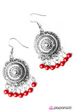 Paparazzi "SOL What?" Red Earrings Paparazzi Jewelry