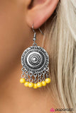Paparazzi "SOL What?" Yellow Earrings Paparazzi Jewelry