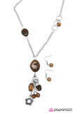 Paparazzi "Somebody Told Me... - Brown" necklace Paparazzi Jewelry