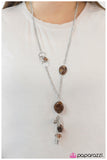 Paparazzi "Somebody Told Me... - Brown" necklace Paparazzi Jewelry