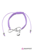 Paparazzi "Somebody To Love - Purple" bracelet Paparazzi Jewelry
