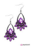 Paparazzi "Something Borrowed" Purple Earrings Paparazzi Jewelry