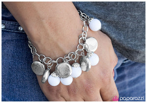 Paparazzi "Something Old, Something New - White" bracelet Paparazzi Jewelry