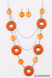 Paparazzi "Sometime After Midnight - Orange" necklace Paparazzi Jewelry